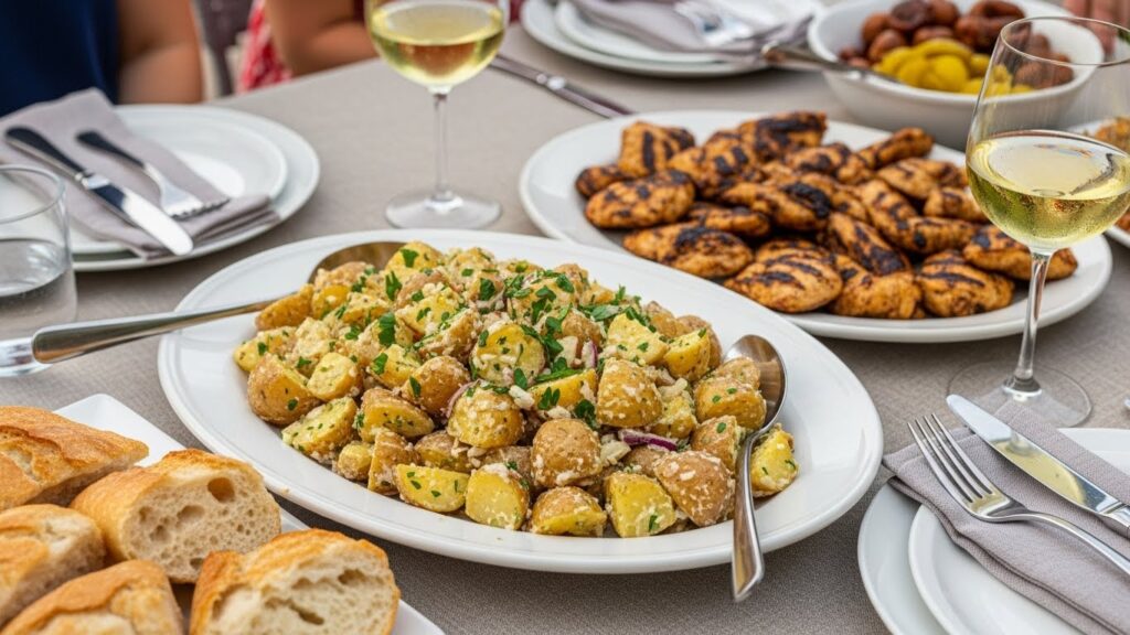 Best Italian Potato Salad with Green Beans and Tomatoes