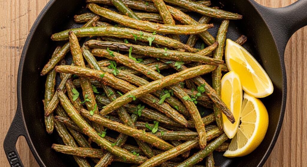 Blackened Green Beans Recipe