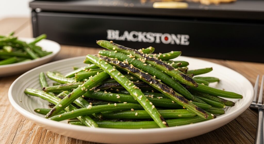 Blackstone Green Beans Recipe – Easy Griddle Green Beans Ready in 10 Minutes