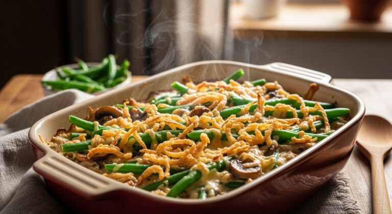 Easy Homemade Green Bean Casserole Recipe – Food in 45 Minutes