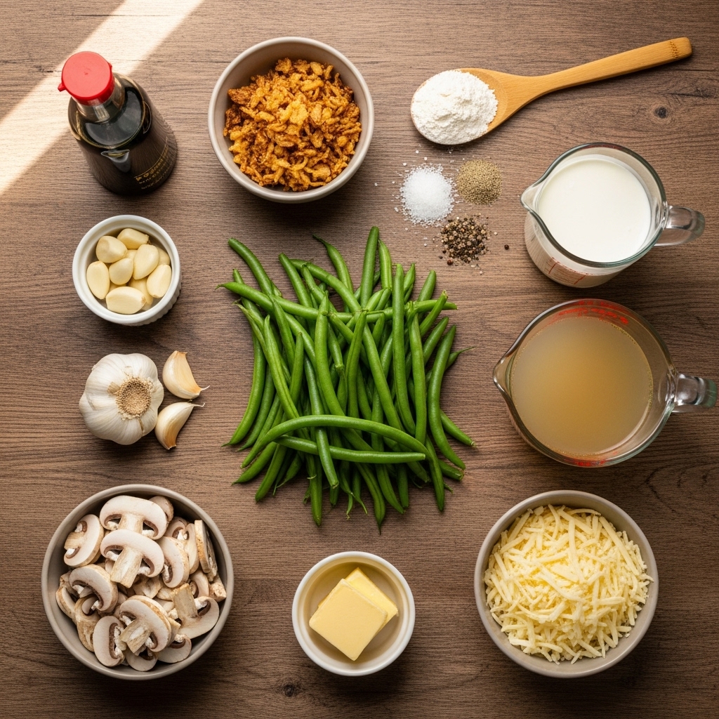 Ingredients List For Green Bean Casserole Recipe