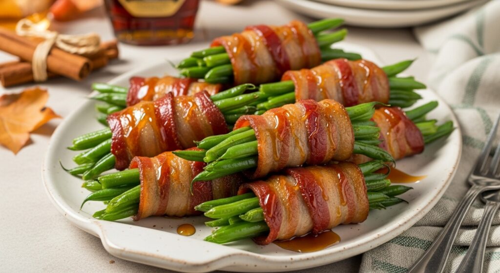 Maple Bacon Wrapped Green Bean Bundles – The Ultimate Sweet and Savory Side Dish
