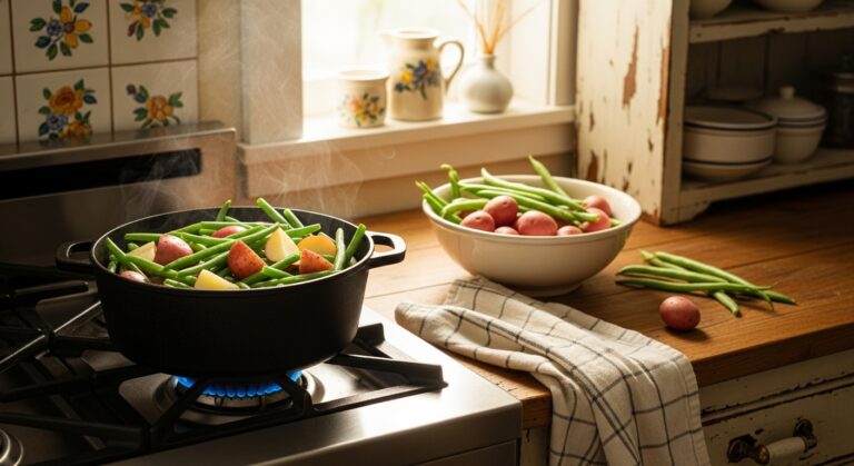 BEST Southern Green Beans and Potatoes Recipe Under 1 Hour