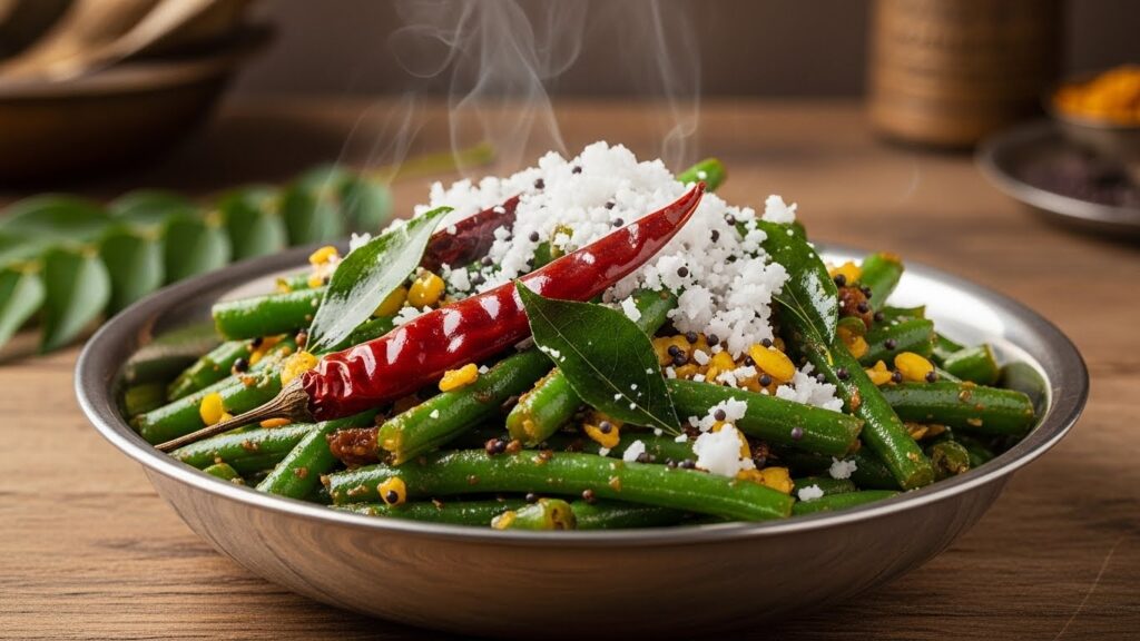 Beans Palya Recipe Authentic South Indian Beans Poriyal Ready in 20 Minutes