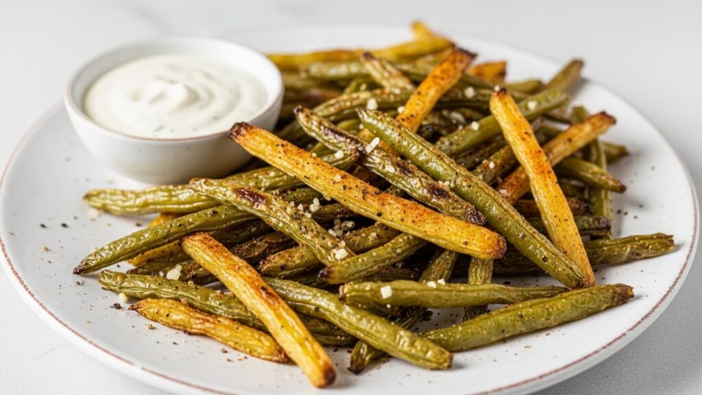 Crispy Air Fryer Green Bean Fries Recipe – Keto, Gluten-Free & Ready in 15 Minutes!